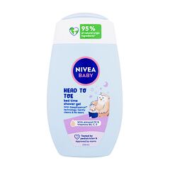 Gel douche Nivea Baby Head To Toe Bed Time Shower Gel 200 ml