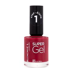Vernis à ongles Rimmel London Super Gel STEP1 12 ml 042 Rock n Roll