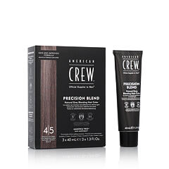 Haarfarbe  American Crew Precision Blend Natural Grey Blending Hair Color 3x40 ml 4/5 Medium Natural