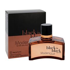 Eau de Toilette Nuparfums Black is Black Modern Oud 100 ml