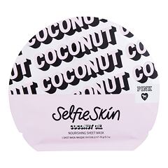 Gesichtsmaske Pink Selfie Skin Coconut Oil Sheet Mask 1 St.