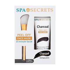 Gesichtsmaske Xpel Spa Secrets Charcoal Peel Off Face Mask 100 ml Sets
