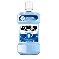 Bain de bouche Listerine Total Care Stay White Mouthwash 6 in 1 500 ml