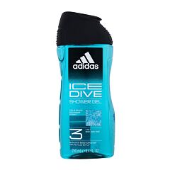 Gel douche Adidas Ice Dive Shower Gel 3-In-1 250 ml
