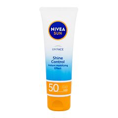 Sonnenschutz fürs Gesicht Nivea Sun UV Face Shine Control SPF50 50 ml