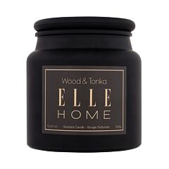 Bougie parfumée Elle Home Wood & Tonka 350 g