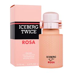 Eau de Toilette Iceberg Twice Rosa 75 ml Beschädigte Schachtel