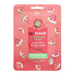 Gesichtsmaske Xpel So Fresh Watermelon Crush Hydrating Sheet Mask 1 St.