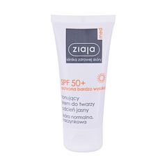 Sonnenschutz fürs Gesicht Ziaja Med Protective Tinted SPF50+ 50 ml Natural