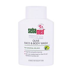 Savon liquide SebaMed Sensitive Skin Face & Body Wash Olive 200 ml