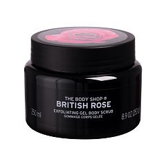 Gommage corps The Body Shop British Rose Exfoliating Gel Body Scrub 250 ml