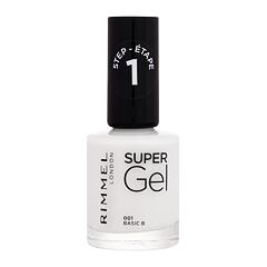 Vernis à ongles Rimmel London Super Gel STEP1 12 ml 001 Basic B