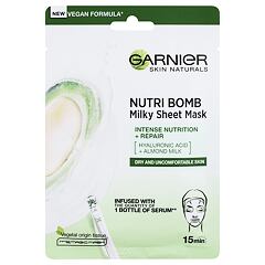 Masque visage Garnier Skin Naturals Nutri Bomb Almond Milk + Hyaluronic Acid 1 St.