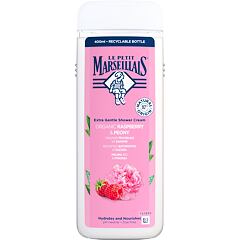 Duschcreme Le Petit Marseillais Extra Gentle Shower Cream Organic Raspberry & Peony 400 ml