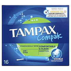 Tampon Tampax Compak Super 16 St.