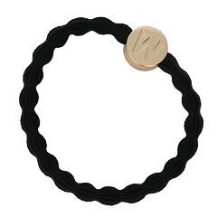 Haargummi By Eloise London Letter Charms Gold 1 St. W Black