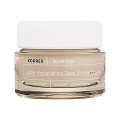 Crème de jour Korres White Pine Ultra-Replenishing Deep Wrinkle Cream 40 ml boîte endommagée