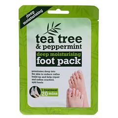 Fußmaske Xpel Tea Tree Tea Tree & Peppermint Deep Moisturising Foot Pack 1 St.