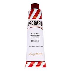 Mousse à raser PRORASO Red Shaving Soap In A Tube 150 ml boîte endommagée