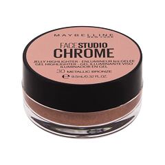 Highlighter Maybelline FaceStudio Chrome 9,5 ml 20 Metallic Rose