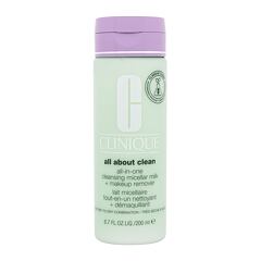 Reinigungsmilch Clinique All About Clean Cleansing Micellar Milk + Makeup Remover Combination Oily To Oily 200 ml