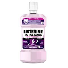 Bain de bouche Listerine Total Care Teeth Protection Mild Taste Mouthwash 6 in 1 500 ml