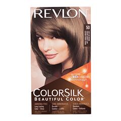 Haarfarbe  Revlon Colorsilk Beautiful Color 59,1 ml 50 Light Ash Brown Beschädigte Schachtel