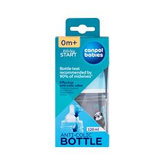 Babyflasche Canpol babies Exotic Animals Easy Start Anti-Colic Bottle Blue 0m+ 120 ml