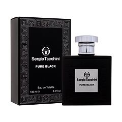 Eau de toilette Sergio Tacchini Pure Black 100 ml boîte endommagée