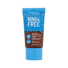 Foundation Rimmel London Kind & Free Skin Tint Foundation 30 ml 504 Deep Mocha