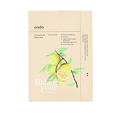Gesichtsmaske Ondo Beauty 36.5 PONG-PONG Charcoal and Yuja Bubble Mask 25 g