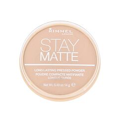 Puder Rimmel London Stay Matte 14 g 004 Sandstorm Beschädigte Schachtel
