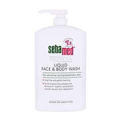 Flüssigseife SebaMed Sensitive Skin Face & Body Wash Olive 200 ml