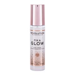 Fixateur de maquillage Makeup Revolution London Fix & Glow Dewy Finish 100 ml