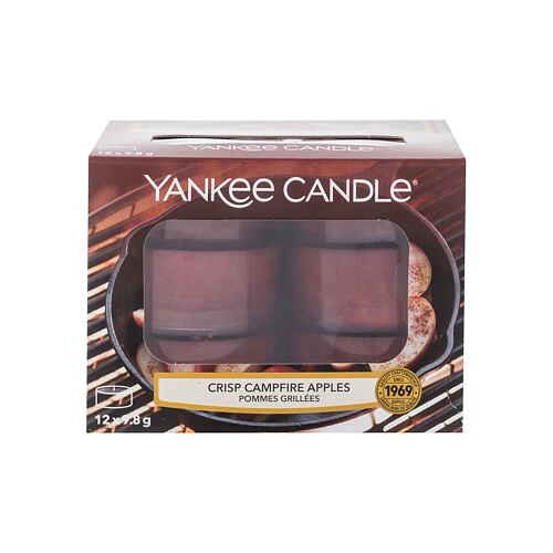 Bougie parfumée Yankee Candle Crisp Campfire Apples 117,6 g boîte endommagée