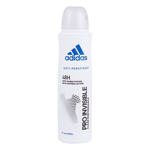 Antiperspirant Adidas Pro Invisible 48H 150 ml flacon endommagé