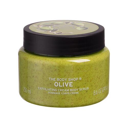Körperpeeling The Body Shop Olive Exfoliating Cream Body Scrub 250 ml