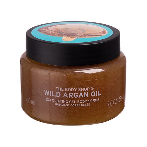 Körperpeeling The Body Shop Wild Argan Oil Exfoliating Gel Body Scrub 250 ml