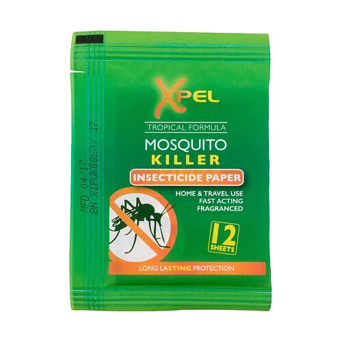Répulsif Xpel Mosquito & Insect Mosquito Killer Insecticide Paper 12 St.