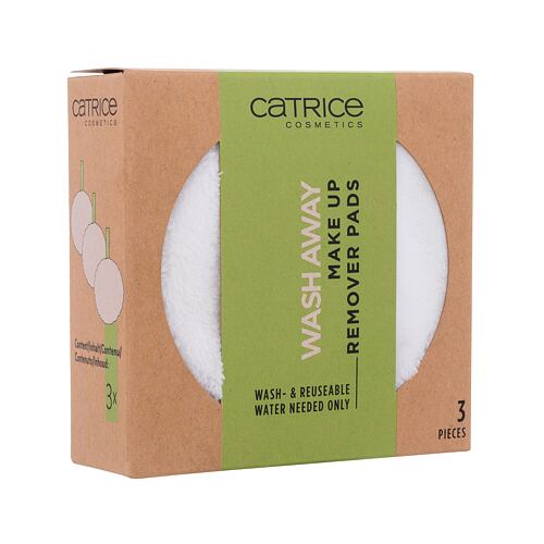 Disques démaquillants Catrice Wash Away Make Up Remover Pads 3 St.