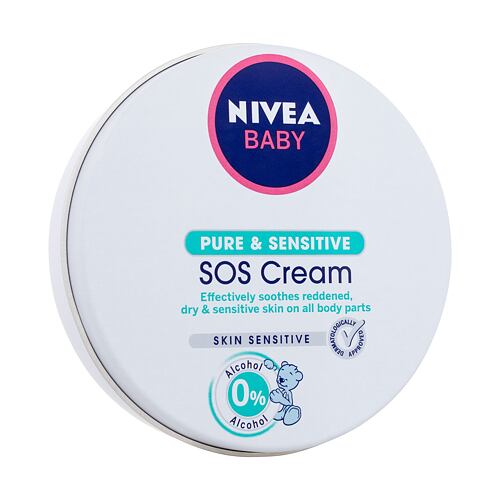 Crème de jour Nivea Baby SOS Cream Pure & Sensitive 150 ml emballage endommagé