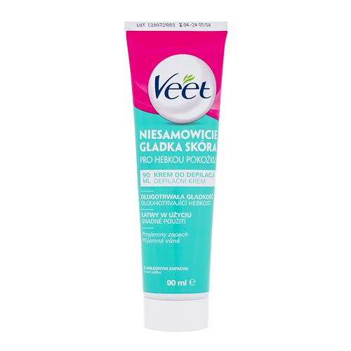 Produit dépilatoire Veet So Smooth Skin Hair Removal Cream Apple 90 ml boîte endommagée