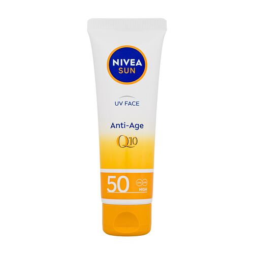 Sonnenschutz fürs Gesicht Nivea Sun UV Face Q10 Anti-Age SPF50 50 ml