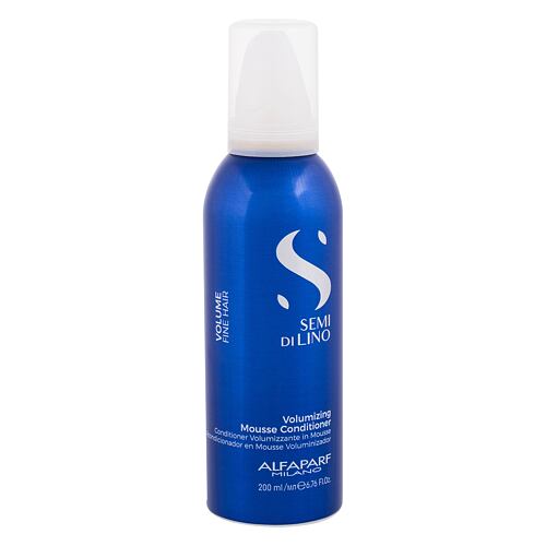  Après-shampooing ALFAPARF MILANO Semi Di Lino Volumizing Mousse Conditioner 200 ml flacon endommagé