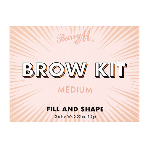 Kit et palette sourcils Barry M Brow Kit  4,5 g Medium