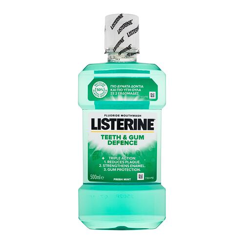 Bain de bouche Listerine Teeth & Gum Defence Fresh Mint Mouthwash 500 ml