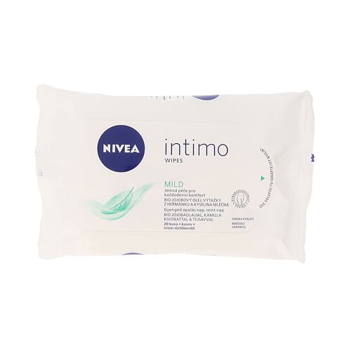 Hygiène intime Nivea Intimo Mild Cleansing Wipes 20 St.
