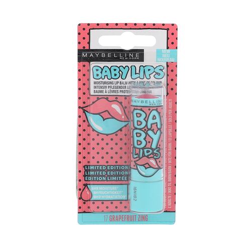 Lippenbalsam Maybelline Baby Lips Pop Art 4,4 g 17 Grapefruit Zing
