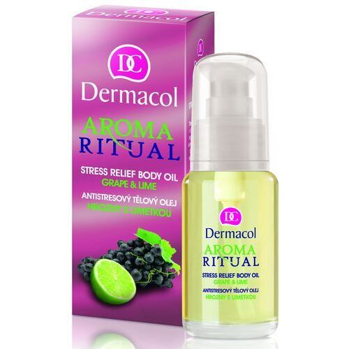 Massagemittel Dermacol Aroma Ritual Stress Relief Body Oil Grape & Lime 50 ml Beschädigte Schachtel
