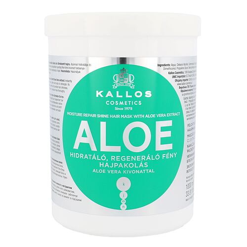 Masque cheveux Kallos Cosmetics Aloe Vera 1000 ml